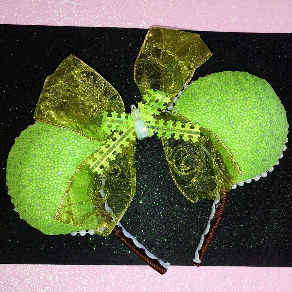 Fairy Mouse Ears, Tink Pixie Inspired Mouse Ears, Pixiedust Mouse Ear